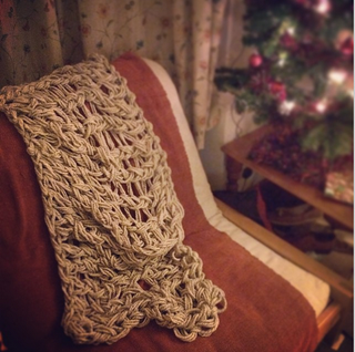 Illustration for article titled I arm-knitted!
